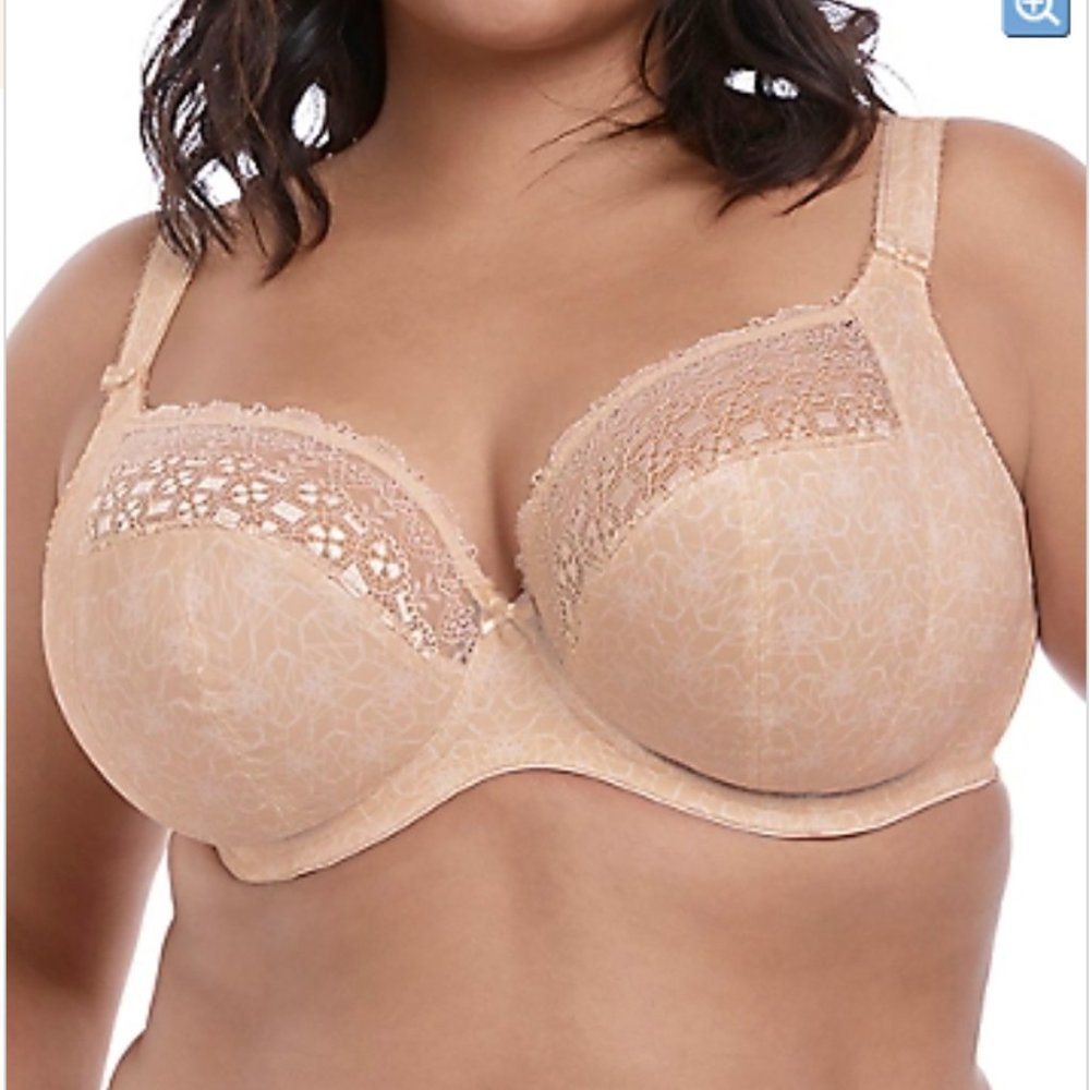 Elomi Kim Underwire Plunge Bra 38HH NWT